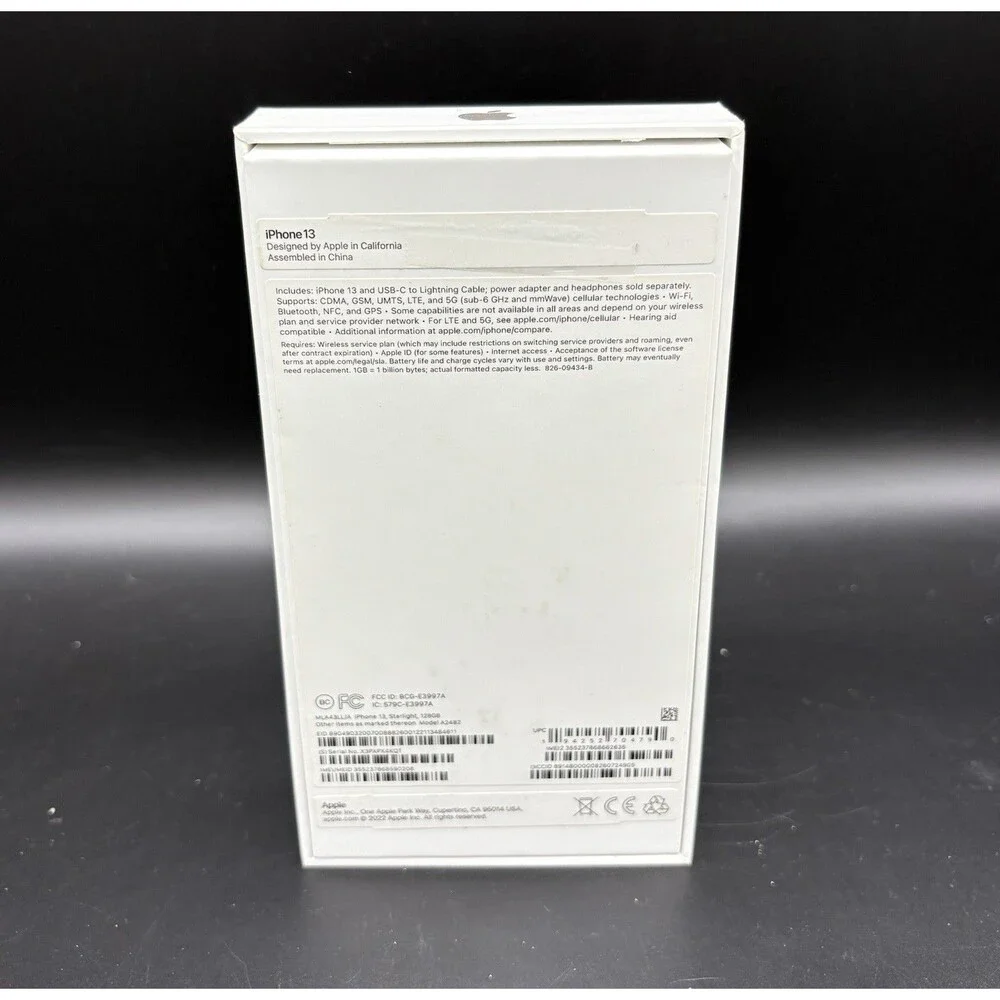 iPhone 13 Starlight / Box & Inserts Only / OEM Apple